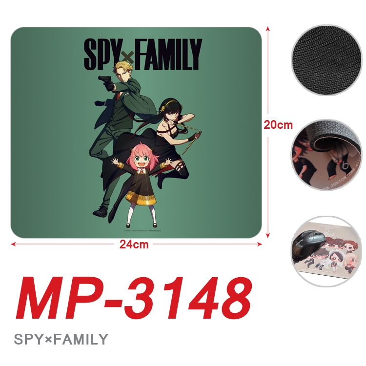 SPY×FAMILY Anime Full Color Printing Mouse Pad Unlocked 20X24cm price for 5 pcs MP-3148