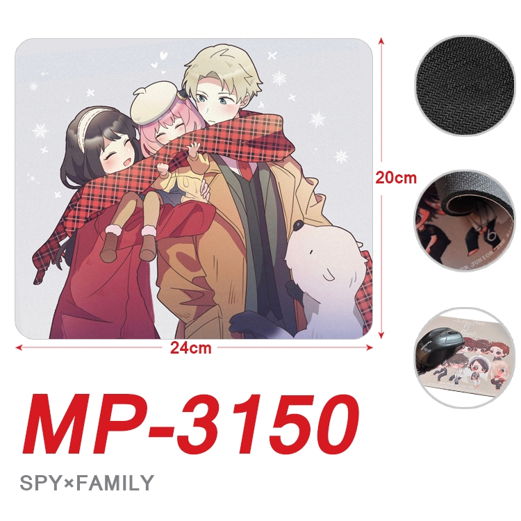 SPY×FAMILY Anime Full Color Printing Mouse Pad Unlocked 20X24cm price for 5 pcs MP-3150