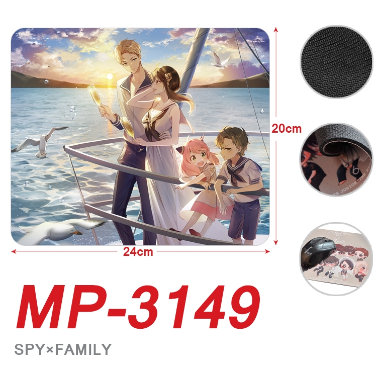 SPY×FAMILY Anime Full Color Printing Mouse Pad Unlocked 20X24cm price for 5 pcs  MP-3149