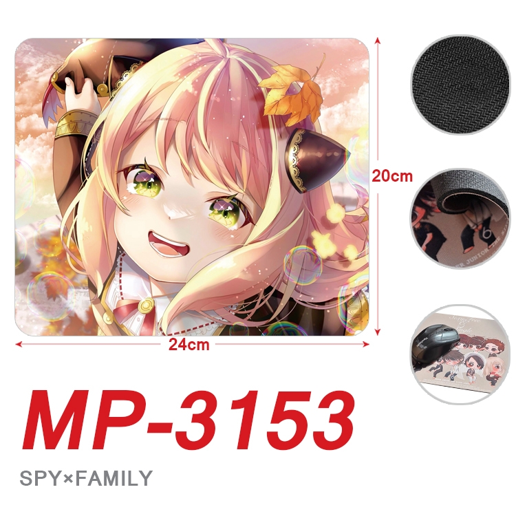 SPY×FAMILY Anime Full Color Printing Mouse Pad Unlocked 20X24cm price for 5 pcs MP-3153