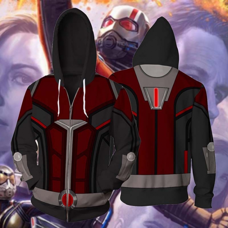 Antman 3 Hooded zipper sweater jacket  from S to 5XL price for 2 pcs three days in advance