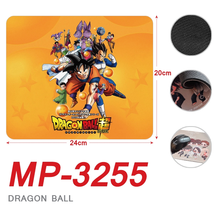 DRAGON BALL Anime Full Color Printing Mouse Pad Unlocked 20X24cm price for 5 pcs MP-3255