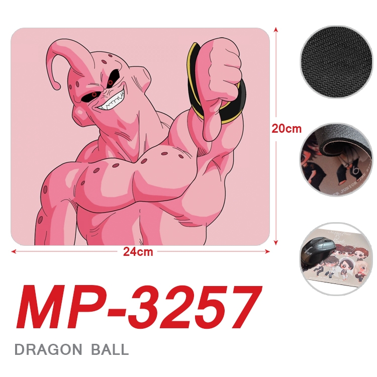 DRAGON BALL Anime Full Color Printing Mouse Pad Unlocked 20X24cm price for 5 pcs MP-3257
