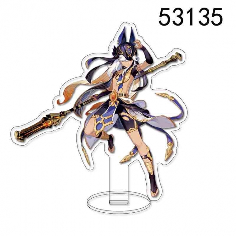 Genshin Impact Anime character acrylic Standing Plates Keychain 15cm 53135