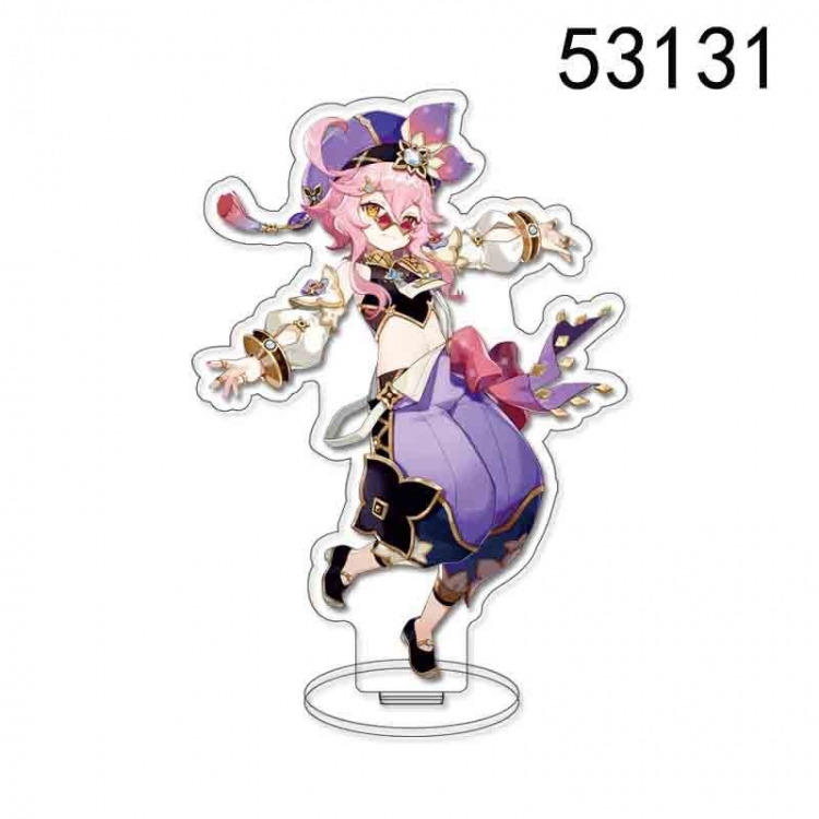 Genshin Impact Anime character acrylic Standing Plates Keychain 15cm 53131
