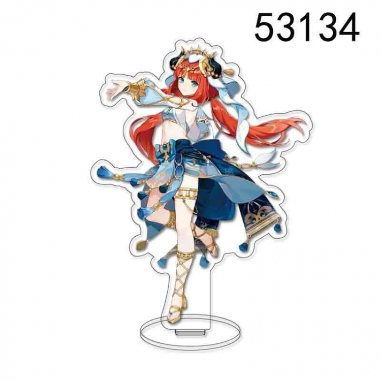 Genshin Impact Anime character acrylic Standing Plates Keychain 15cm 53134