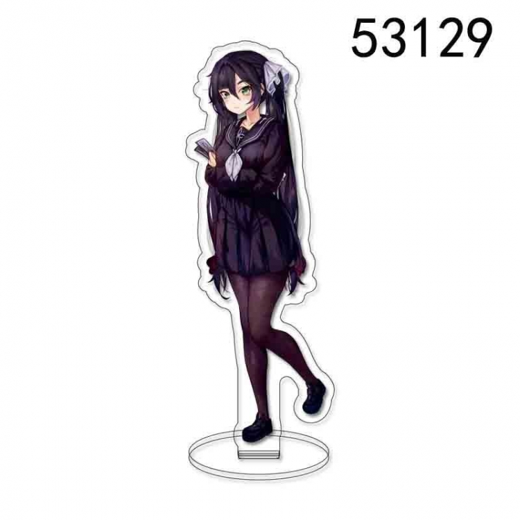 Genshin Impact Anime character acrylic Standing Plates Keychain 15cm 53129