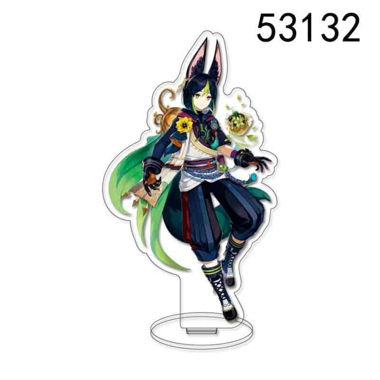 Genshin Impact Anime character acrylic Standing Plates Keychain 15cm 53132