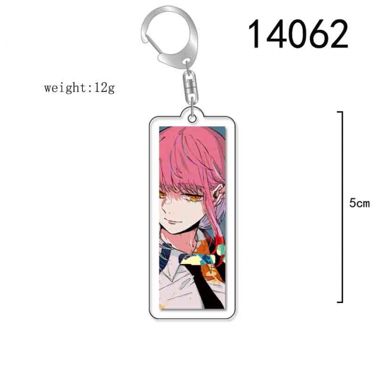 Chainsaw man Anime Acrylic Keychain Charm price for 5 pcs 14062