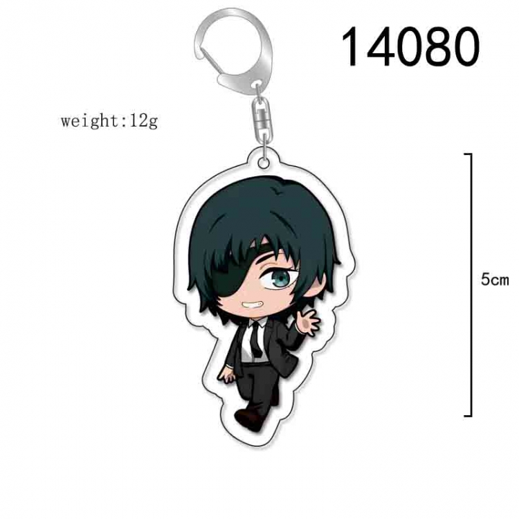 Chainsaw man Anime Acrylic Keychain Charm price for 5 pcs 14080