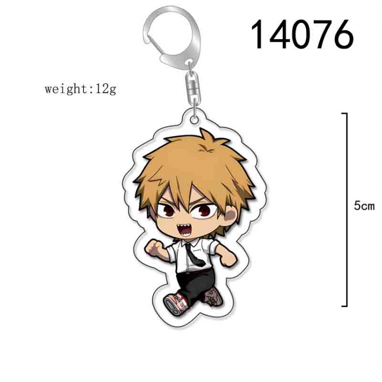 Chainsaw man Anime Acrylic Keychain Charm price for 5 pcs 14076