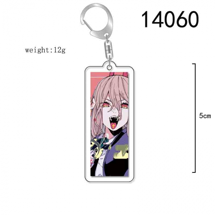 Chainsaw man Anime Acrylic Keychain Charm price for 5 pcs 14060