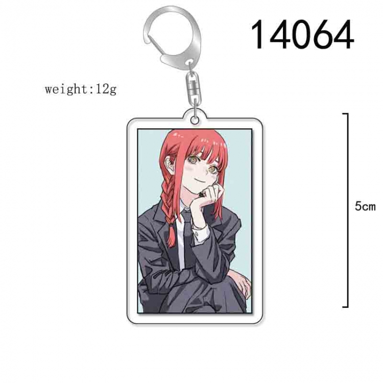 Chainsaw man Anime Acrylic Keychain Charm price for 5 pcs 14064