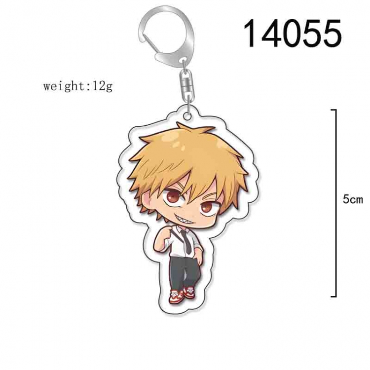 Chainsaw man Anime Acrylic Keychain Charm price for 5 pcs 14055