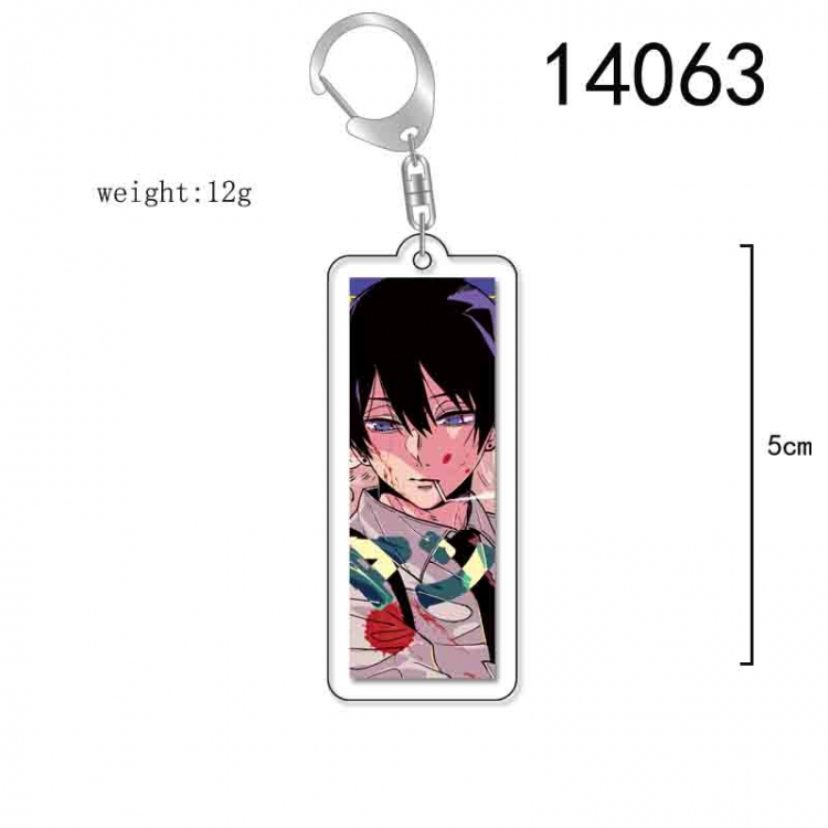 Chainsaw man Anime Acrylic Keychain Charm price for 5 pcs 14063