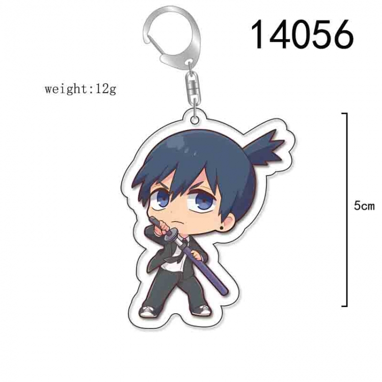 Chainsaw man Anime Acrylic Keychain Charm price for 5 pcs 14056