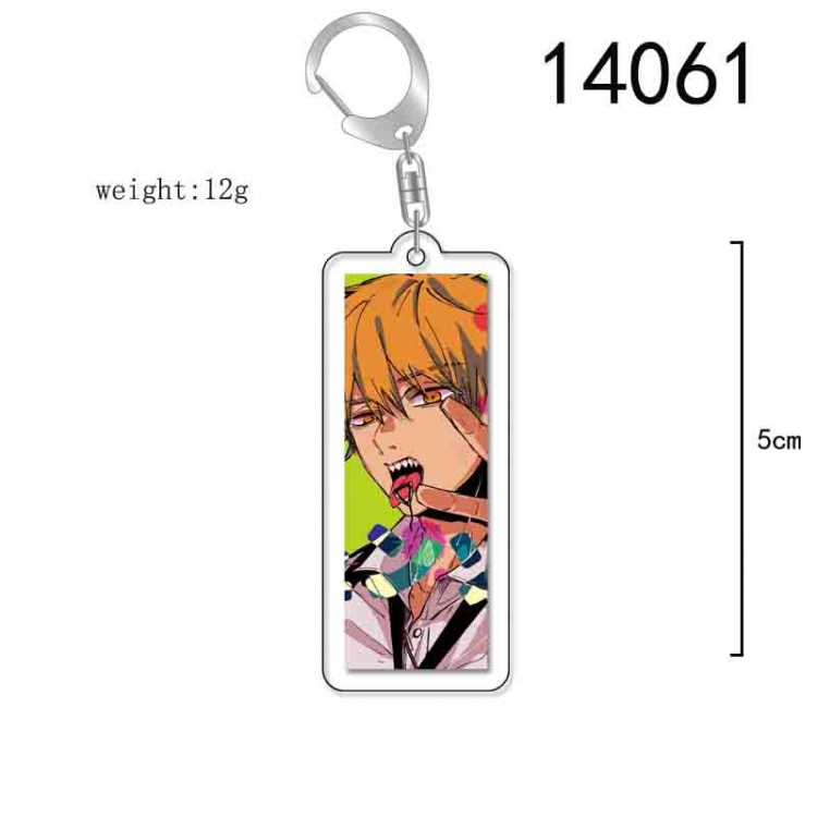 Chainsaw man Anime Acrylic Keychain Charm price for 5 pcs 14061