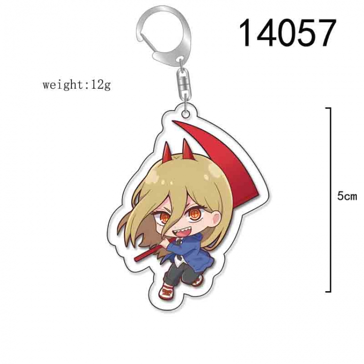 Chainsaw man Anime Acrylic Keychain Charm price for 5 pcs 14057