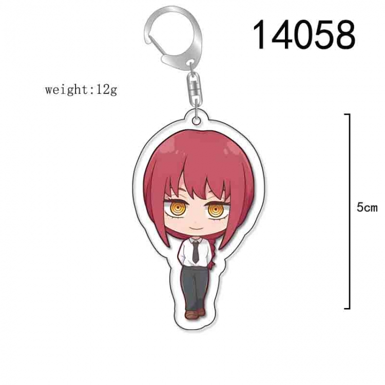 Chainsaw man Anime Acrylic Keychain Charm price for 5 pcs 14058