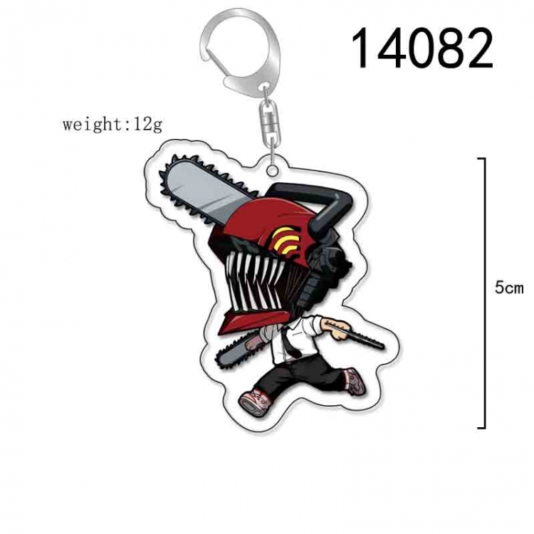 Chainsaw man Anime Acrylic Keychain Charm price for 5 pcs 14082