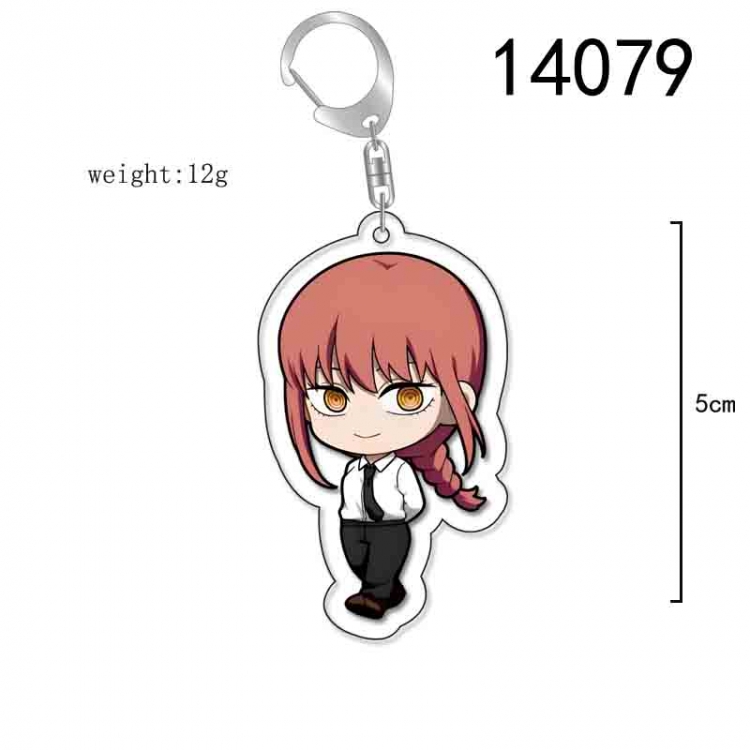 Chainsaw man Anime Acrylic Keychain Charm price for 5 pcs 14079