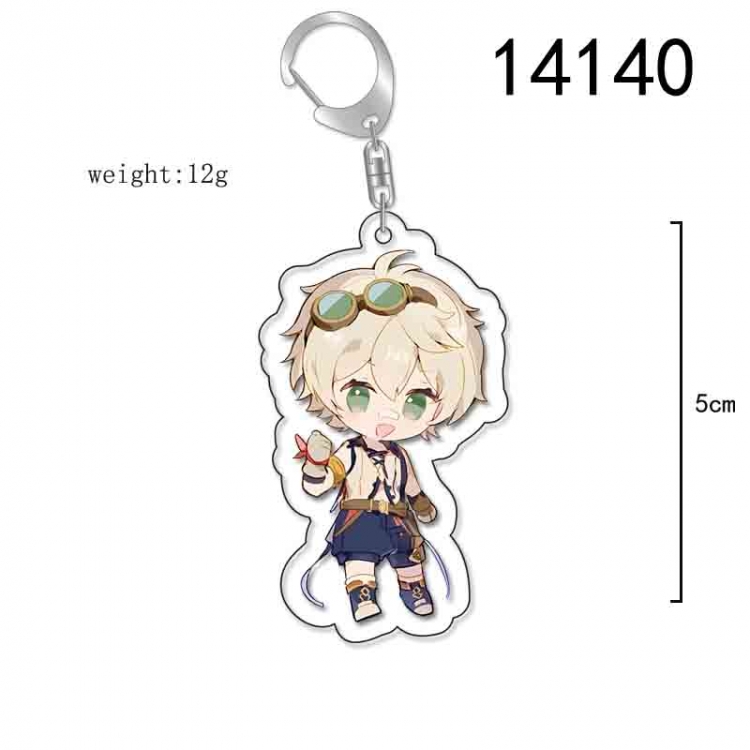 Genshin Impact Anime Acrylic Keychain Charm price for 5 pcs 14140