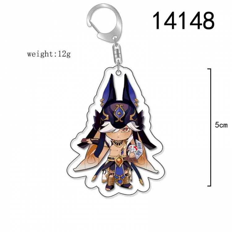 Genshin Impact Anime Acrylic Keychain Charm price for 5 pcs 14148