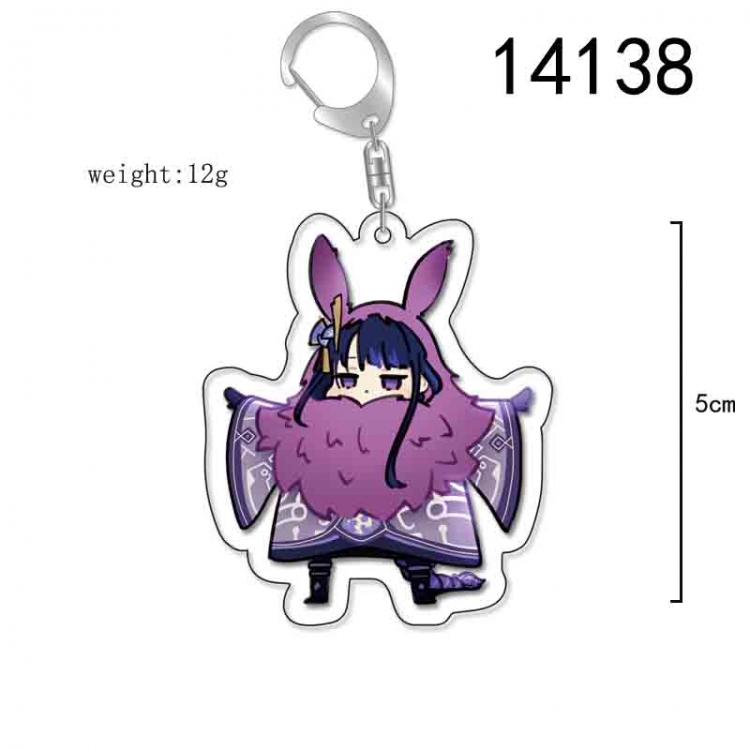 Genshin Impact Anime Acrylic Keychain Charm price for 5 pcs 14138