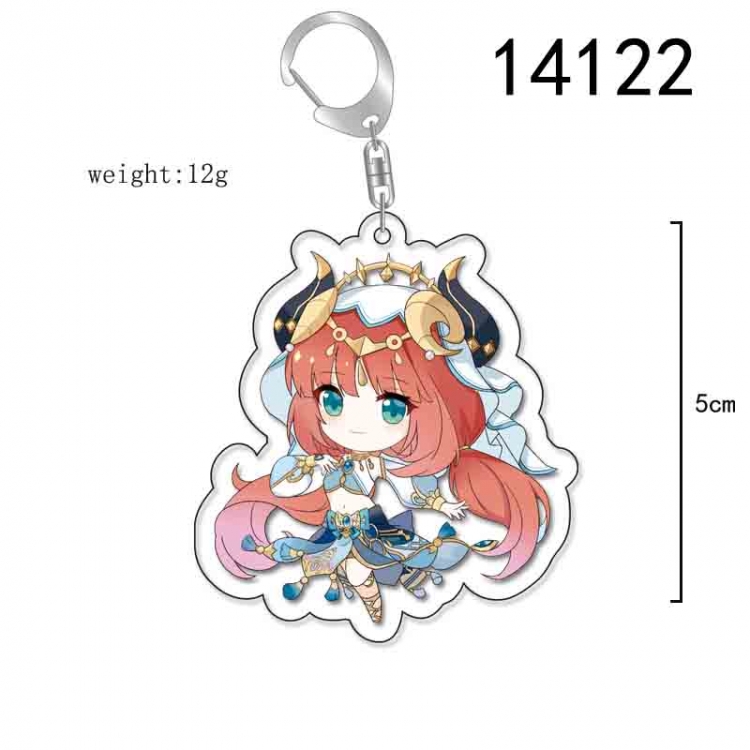 Genshin Impact Anime Acrylic Keychain Charm price for 5 pcs 14122