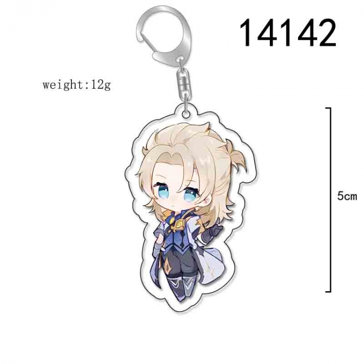 Genshin Impact Anime Acrylic Keychain Charm price for 5 pcs 14142