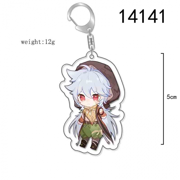 Genshin Impact Anime Acrylic Keychain Charm price for 5 pcs 14141