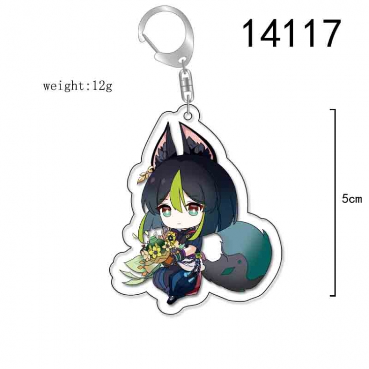 Genshin Impact Anime Acrylic Keychain Charm price for 5 pcs 14117