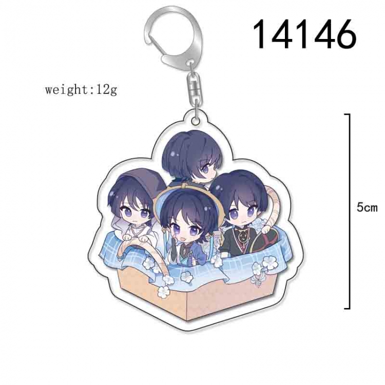 Genshin Impact Anime Acrylic Keychain Charm price for 5 pcs 14146