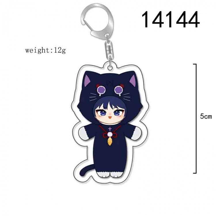 Genshin Impact Anime Acrylic Keychain Charm price for 5 pcs 14144