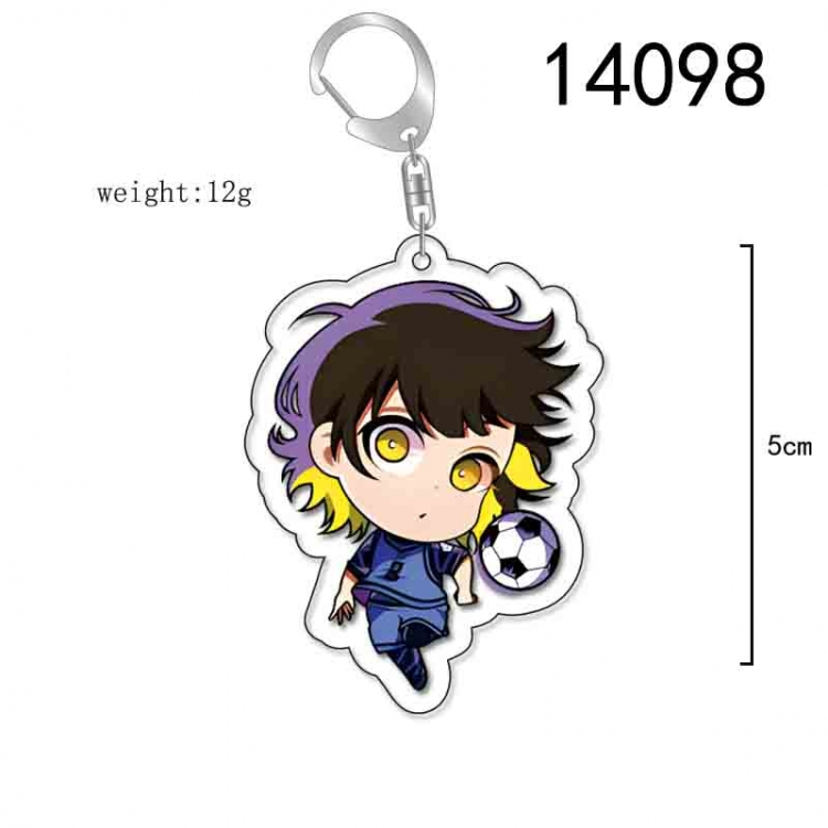 BLUE LOCK Anime Acrylic Keychain Charm price for 5 pcs 14098