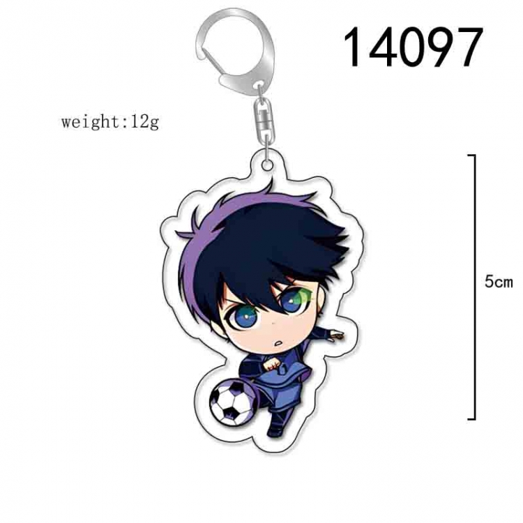 BLUE LOCK Anime Acrylic Keychain Charm price for 5 pcs 14097