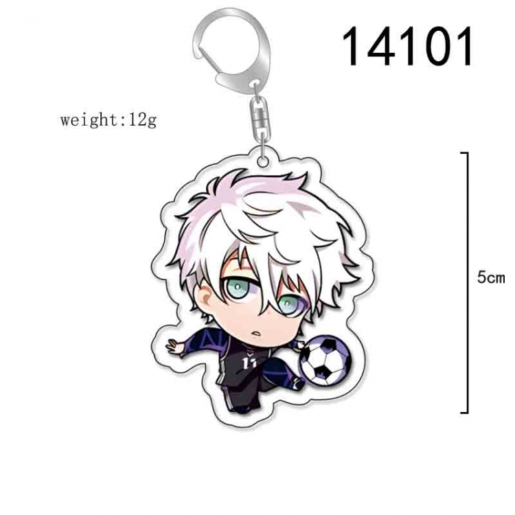 BLUE LOCK Anime Acrylic Keychain Charm price for 5 pcs 14101