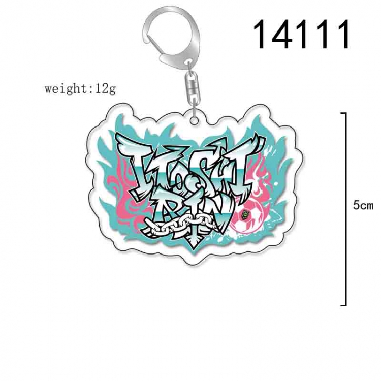 BLUE LOCK Anime Acrylic Keychain Charm price for 5 pcs 14111