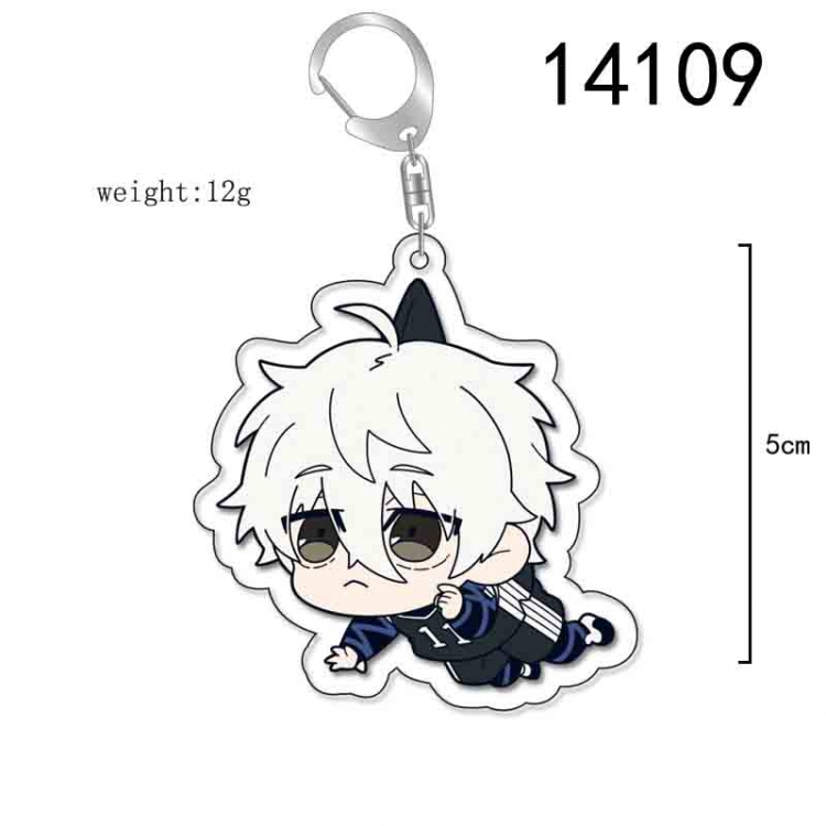 BLUE LOCK Anime Acrylic Keychain Charm price for 5 pcs 14109