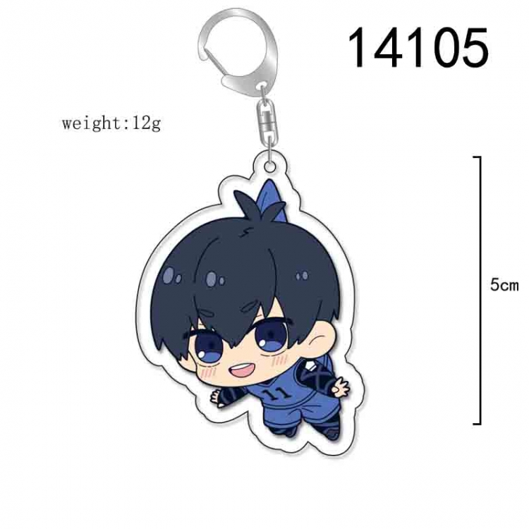 BLUE LOCK Anime Acrylic Keychain Charm price for 5 pcs 14105