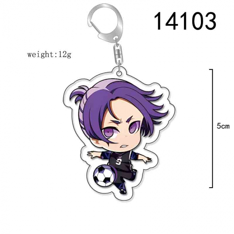 BLUE LOCK Anime Acrylic Keychain Charm price for 5 pcs 14103