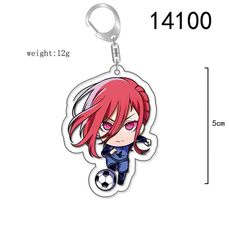 BLUE LOCK Anime Acrylic Keychain Charm price for 5 pcs 14100