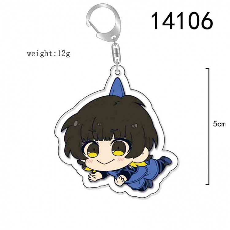 BLUE LOCK Anime Acrylic Keychain Charm price for 5 pcs 14106