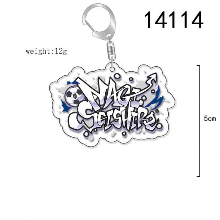 BLUE LOCK Anime Acrylic Keychain Charm price for 5 pcs 14114