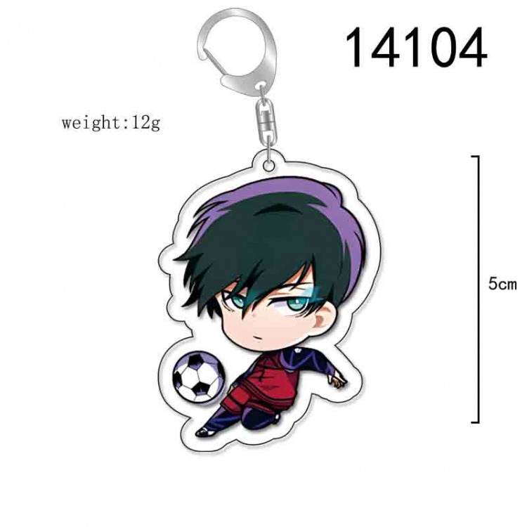 BLUE LOCK Anime Acrylic Keychain Charm price for 5 pcs 14104