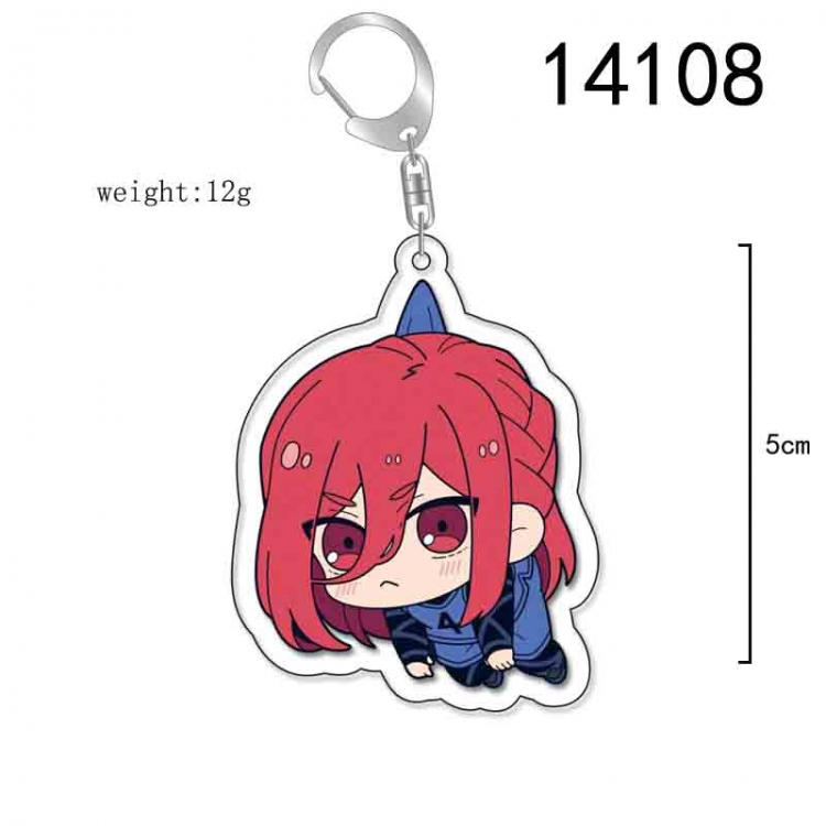 BLUE LOCK Anime Acrylic Keychain Charm price for 5 pcs 14108