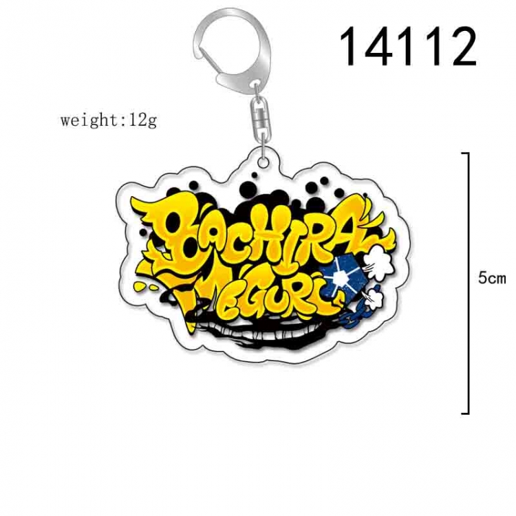 BLUE LOCK Anime Acrylic Keychain Charm price for 5 pcs 14112