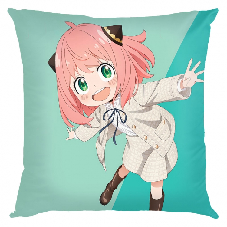 SPY×FAMILY Anime square full-color pillow cushion 45X45CM NO FILLING  J2-138