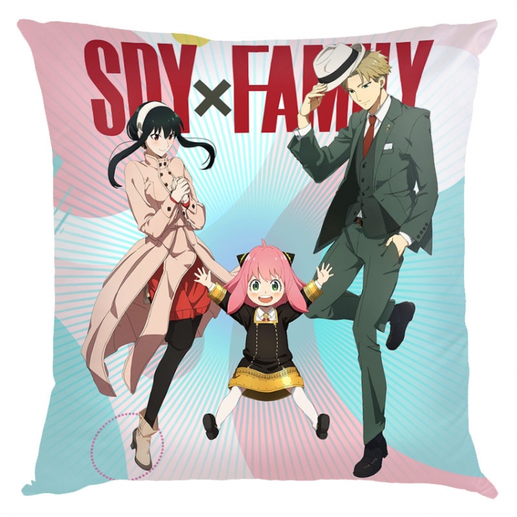 SPY×FAMILY Anime square full-color pillow cushion 45X45CM NO FILLING J2-163