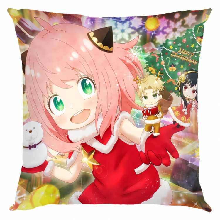 SPY×FAMILY Anime square full-color pillow cushion 45X45CM NO FILLING J2-140
